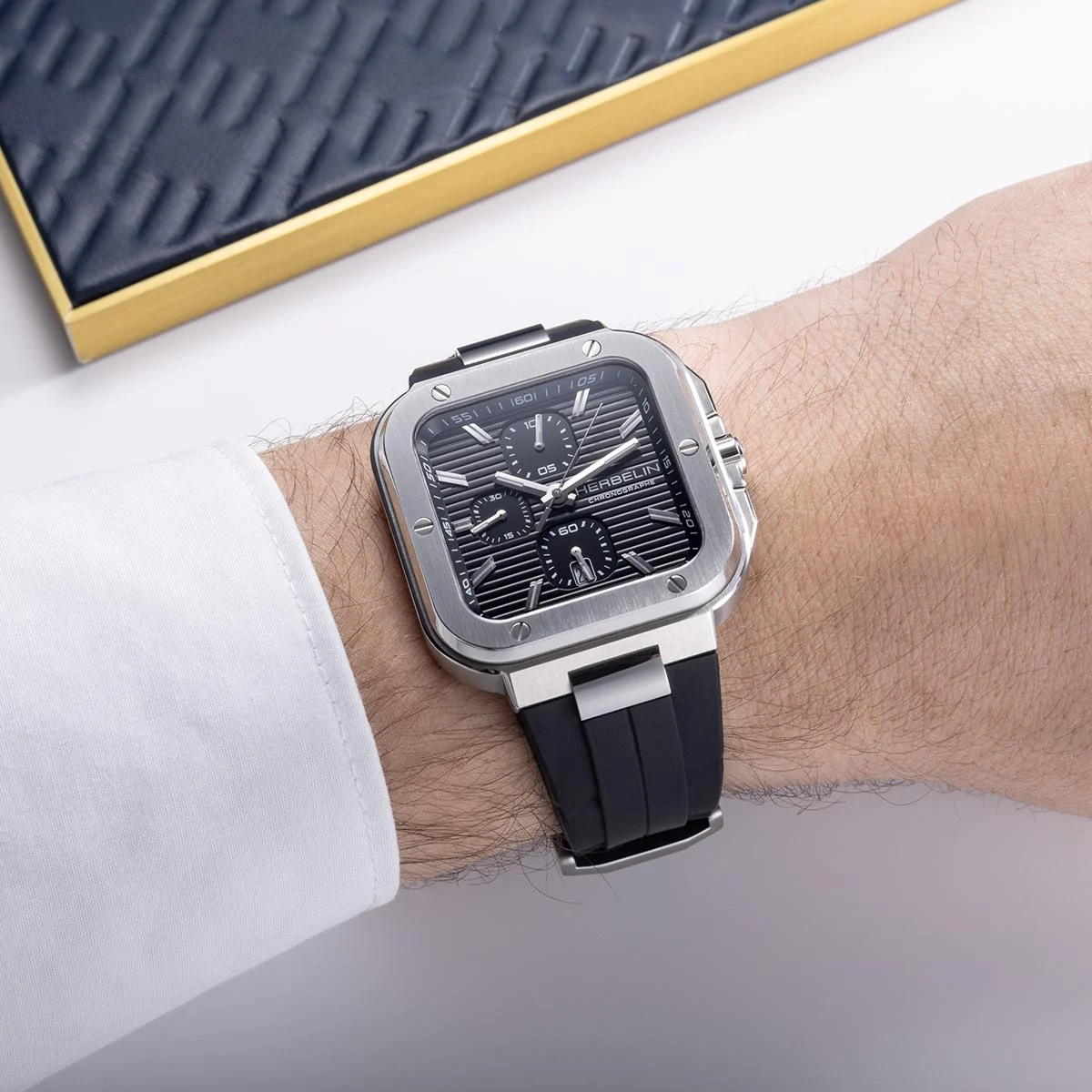 CAP CAMARAT – SQUARE CHRONOGRAPHE – NOIR – Image 3