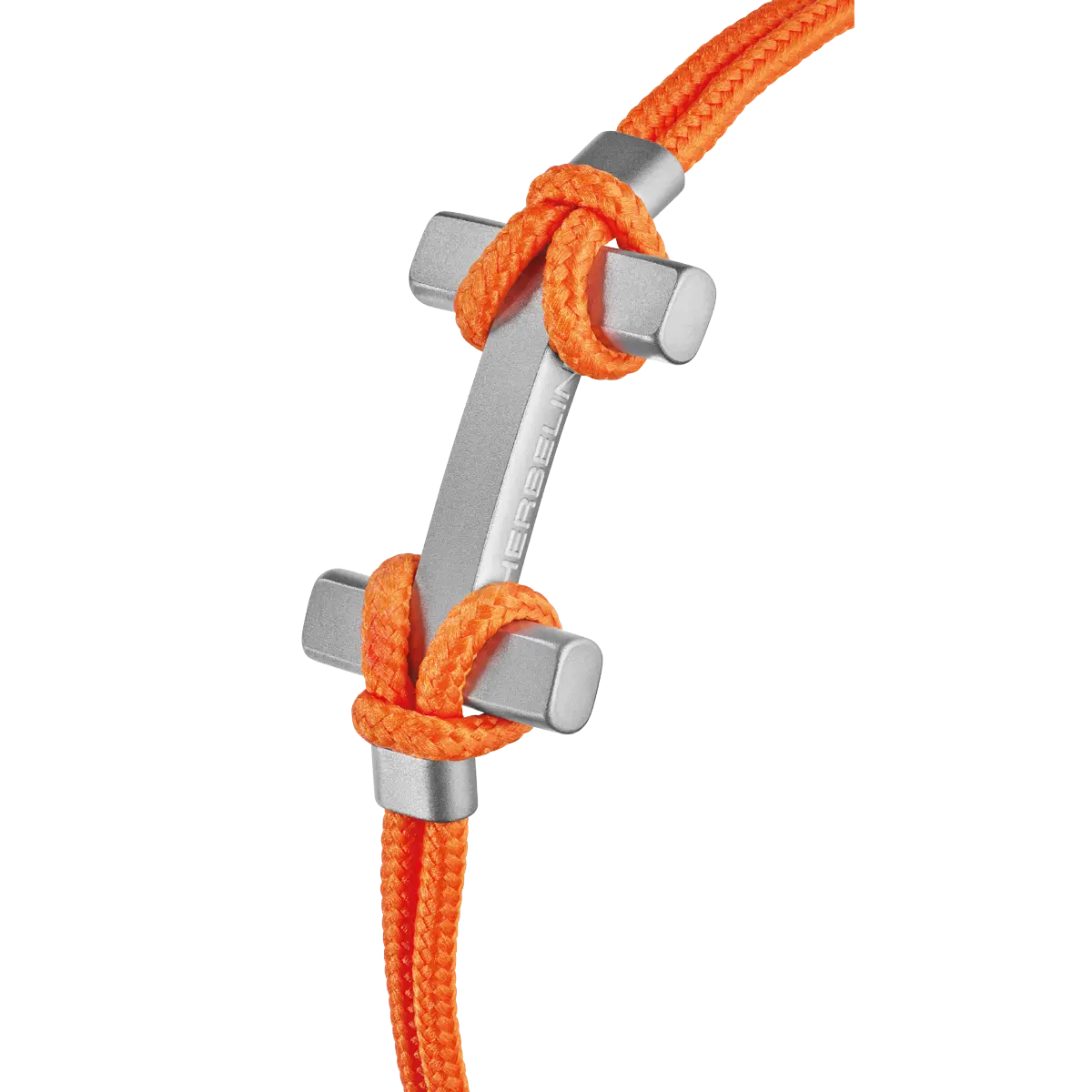 BRACELET AMARRAGE – TITANE – ORANGE – Image 4