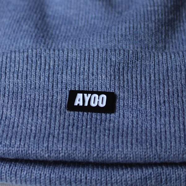 Bonnet GOOD STYLE Bleu gris chiné – Image 2