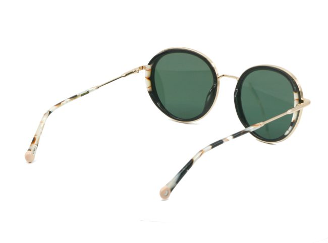 Lunettes de soleil Clémence et Margaux La sunny CMS 163 Noir et doré 05 – Image 4